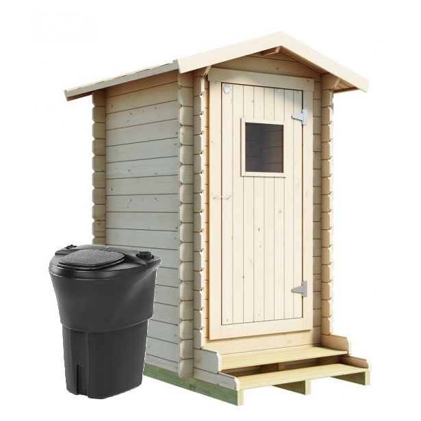 ProPuucee-paketti 1.7m², sisältää Lillevilla Toilet 13 ja Kekkilä Tehokäymälä 230l