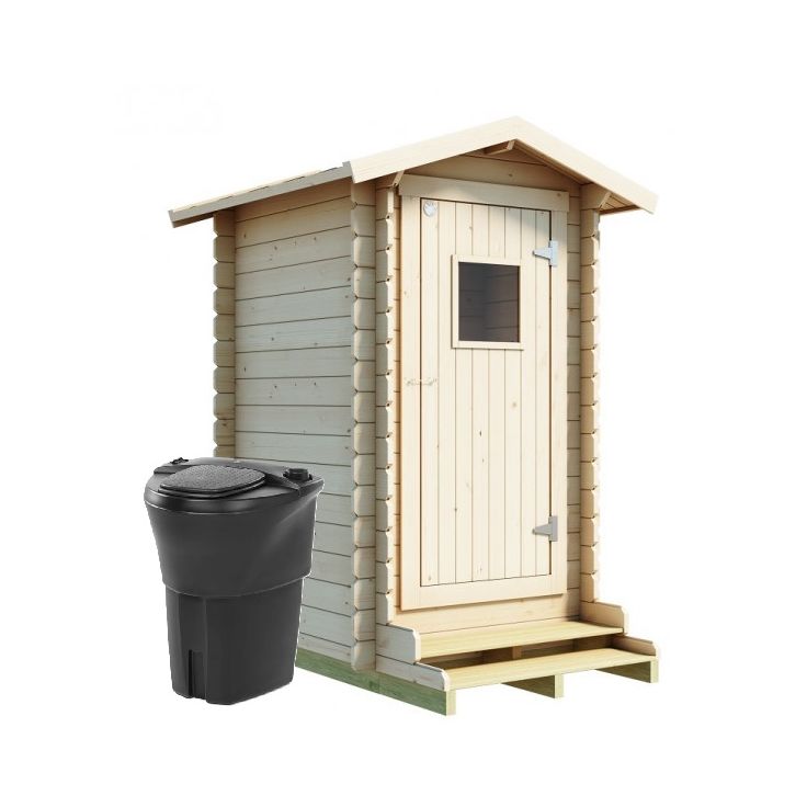 ProPuucee-paketti 1.7m², sisältää Lillevilla Toilet 13 ja Kekkilä Tehokäymälä 230l