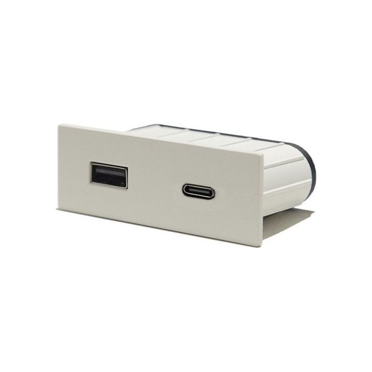 USB-pistorasia Limente PICK-3, suorakulmainen