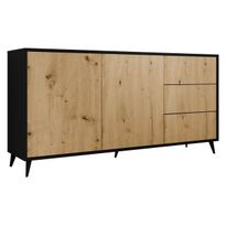 Lipasto 2D3SZ OVESSI, musta/ruskea (1259)