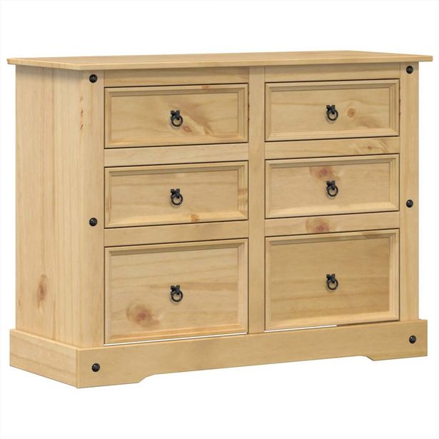 Lipasto Corona 112x48x91 cm täysi mänty (05677)