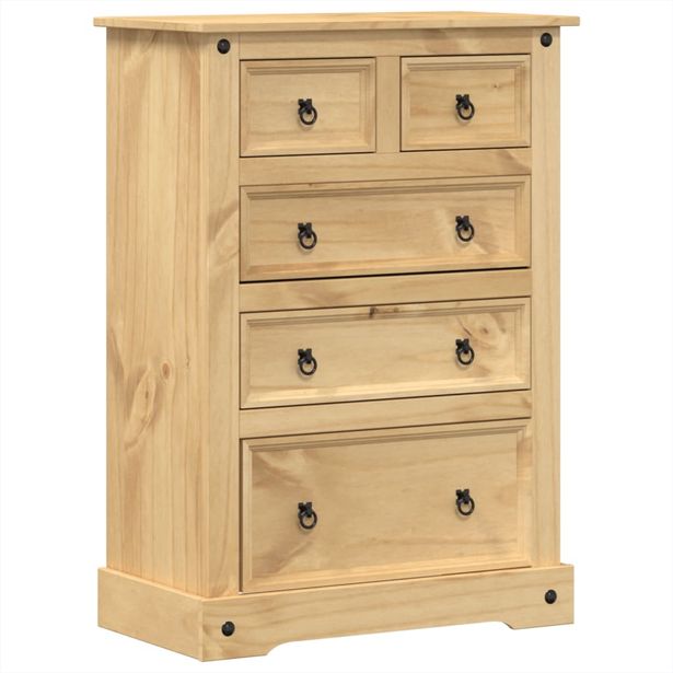 Lipasto Corona 80x43x114 cm täysi mänty (05671)