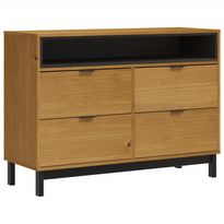 Lipasto FLAM 110x40x80 cm täysi mänty (76070)