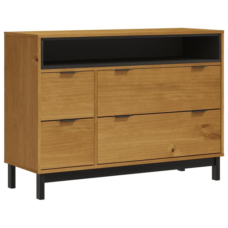 Lipasto FLAM 110x40x80 cm täysi mänty (76071)