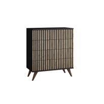 Lipasto Linento Furniture FRN-9010, musta/atlassetri