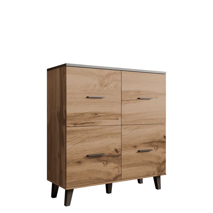 Lipasto LOTTA II 110 4D, beige/musta (2612)