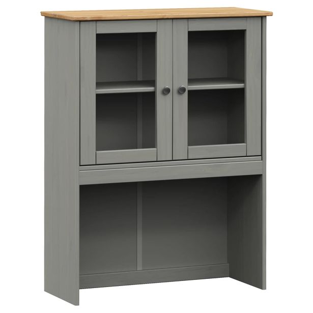 Lipaston yläosa VIGO harmaa 78x30x100 cm täysi mänty (53207)