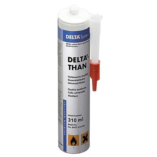 Kiinnitysmassa Delta-Than, Delta radonsuojien kiinnittämiseen, 310ml 