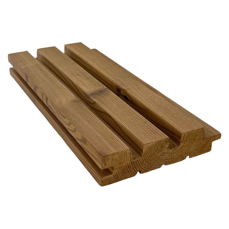Rimapaneeli Cent Rima-3 Lämpöpuupaneeli, 28x120x2400mm, mänty, lämpökäsitelty