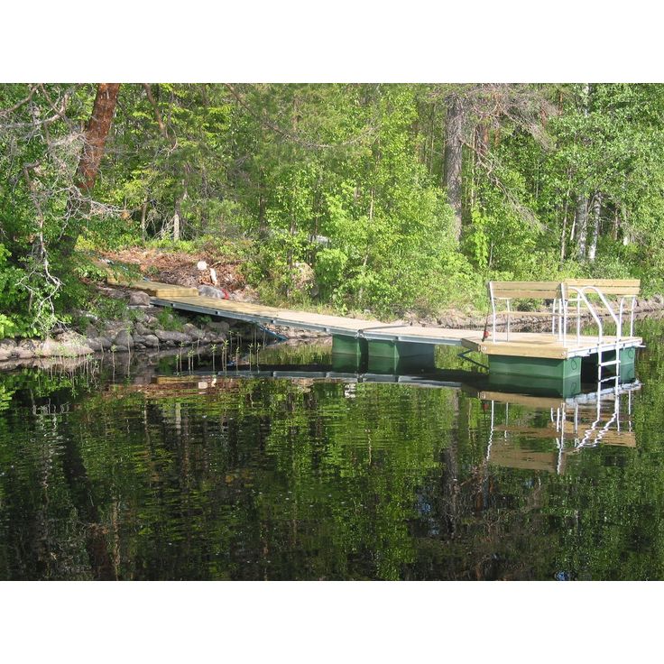 Laituri Luoman Lumme LBX-1-4-4, 2.3x8.1m + ponttonit