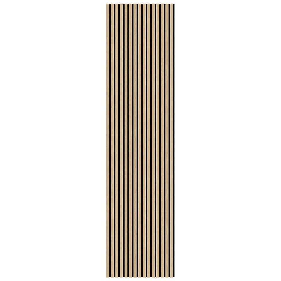 Akustiikkapaneeli Landskap Dekor, 3000x600x21mm, vaalea tammi