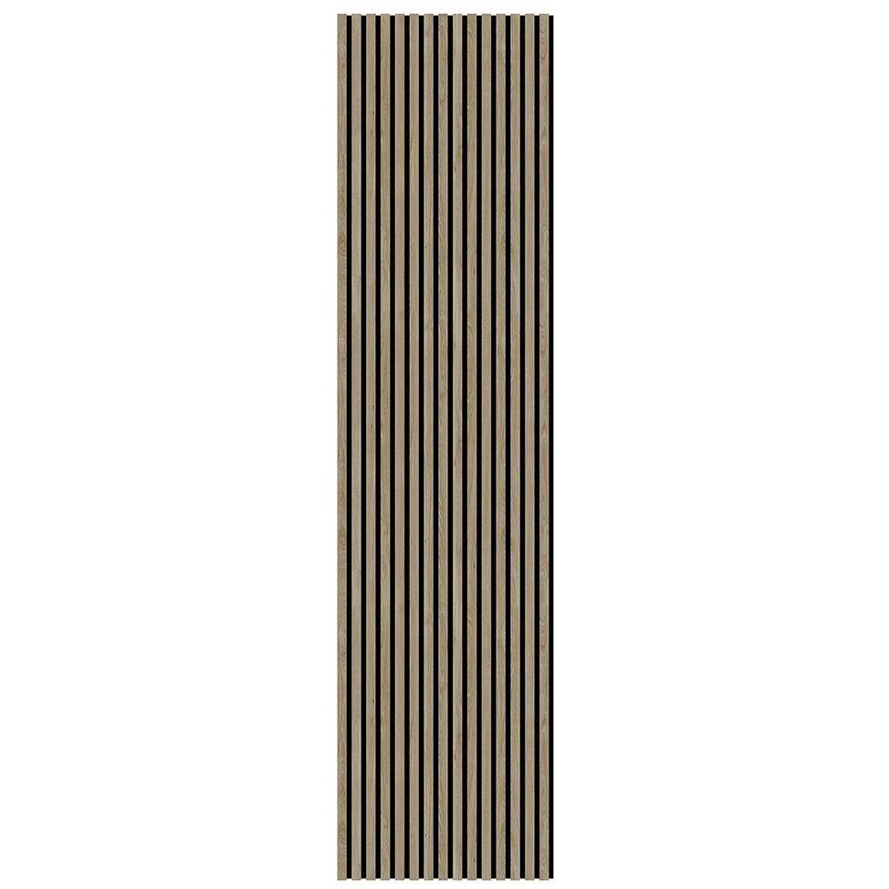 Akustiikkapaneeli Landskap Dekor, 3000x600x21mm, vaalea pähkinä