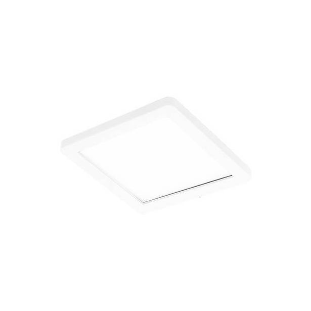 LED-kattovalaisin Limente DSC, 138x138mm, IP20, 6W, valkoinen/musta