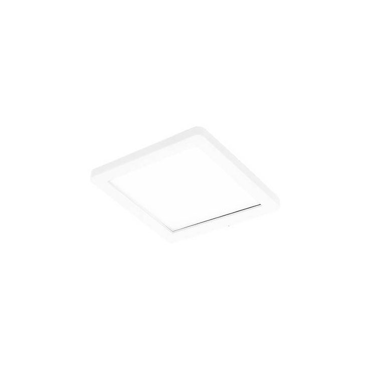 LED-kattovalaisin Limente DSC, 138x138mm, IP20, 6W, valkoinen/musta