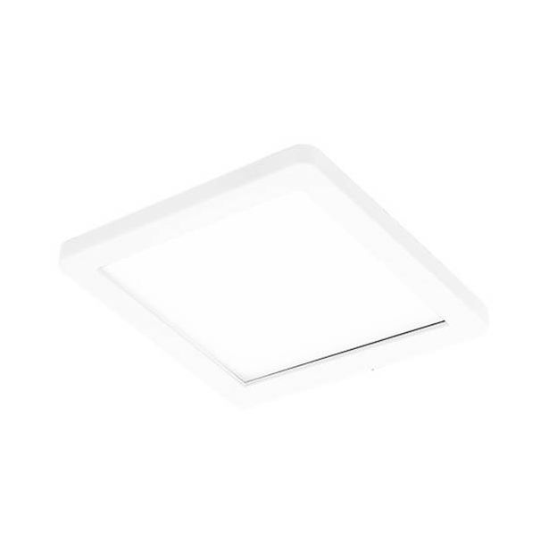 LED-kattovalaisin Limente DSC, 216x216mm, IP20, 18W, valkoinen/musta