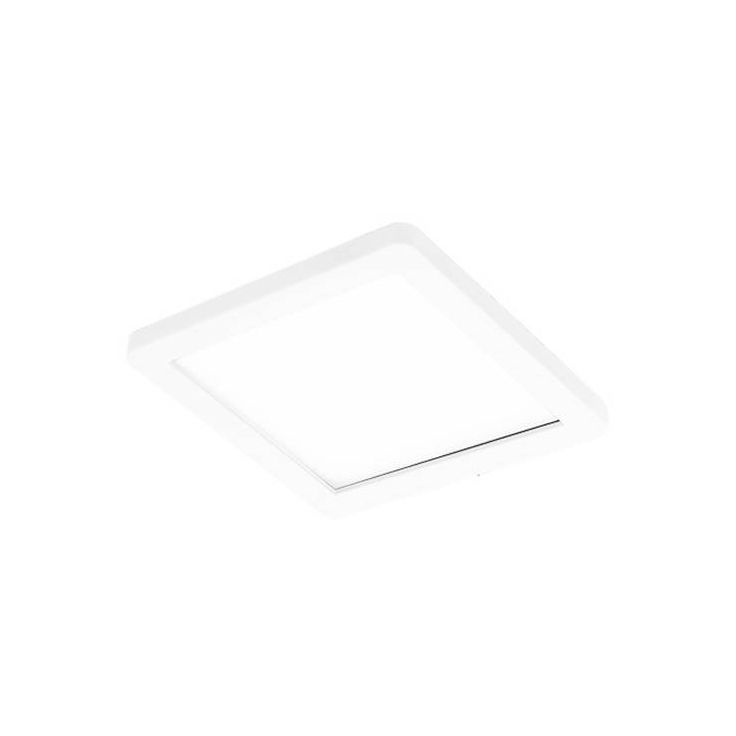 LED-kattovalaisin Limente DSC, 216x216mm, IP20, 18W, valkoinen/musta