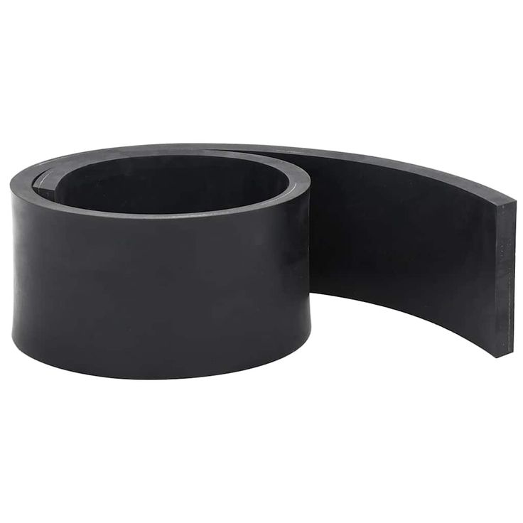 Lumiauran kumireuna musta 100x10x1 cm (03518)