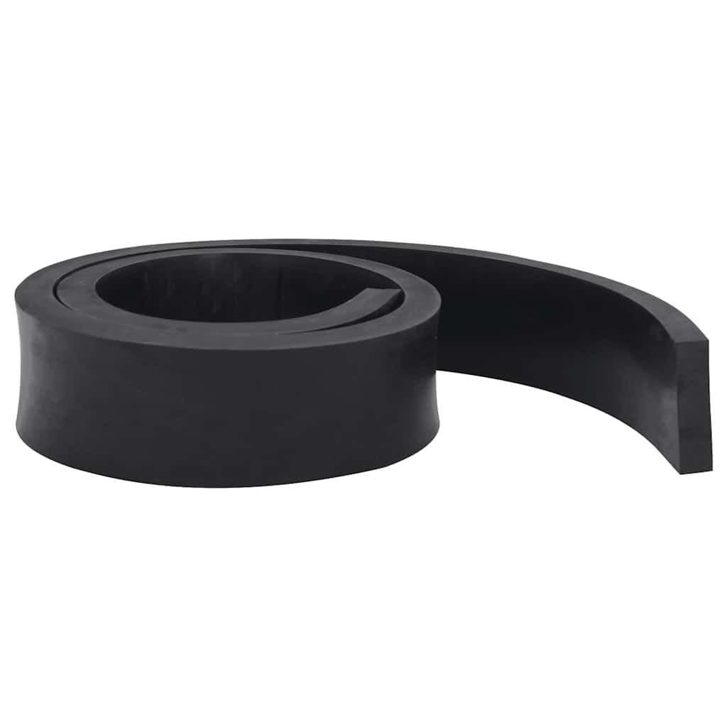Lumiauran kumireuna Musta 200x10x2 cm (03546)