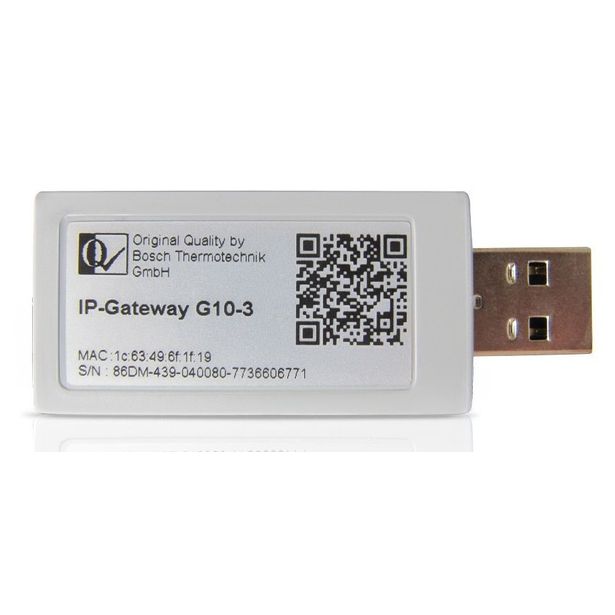 WiFi-etäohjausmoduuli Bosch Climate Module IP-Gateway G10-3