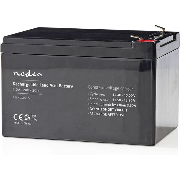 Lyijyhappoakku Nedis 12V, 12000mAh