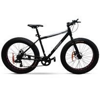 Maastopyörä Swoop Fatbike Tourer, 26x4&quot;, 7 vaihdetta, musta