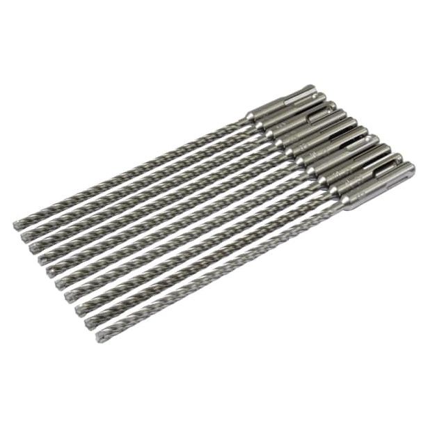 Poravasaran teräsarja Makita B-63389, SDS-Plus, 8x215mm, 10kpl/pkt