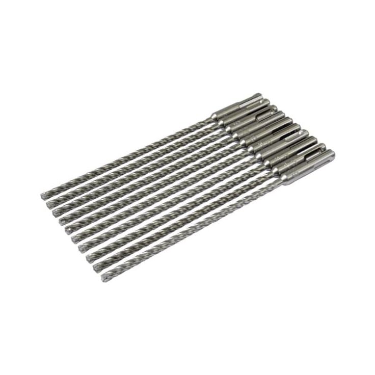 Poravasaran teräsarja Makita B-63389, SDS-Plus, 8x215mm, 10kpl/pkt