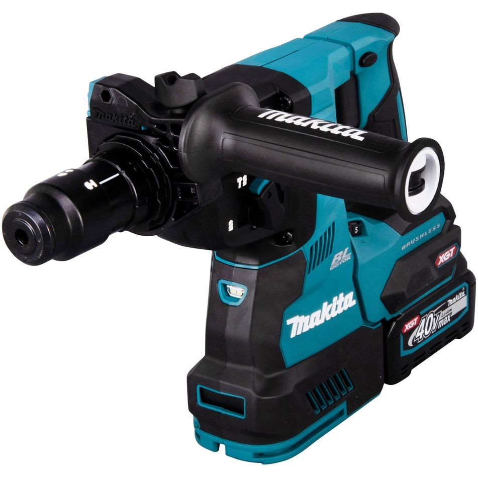 Akkuporavasara Makita XGT HR004GM201, 40V, 2x4.0Ah akuilla