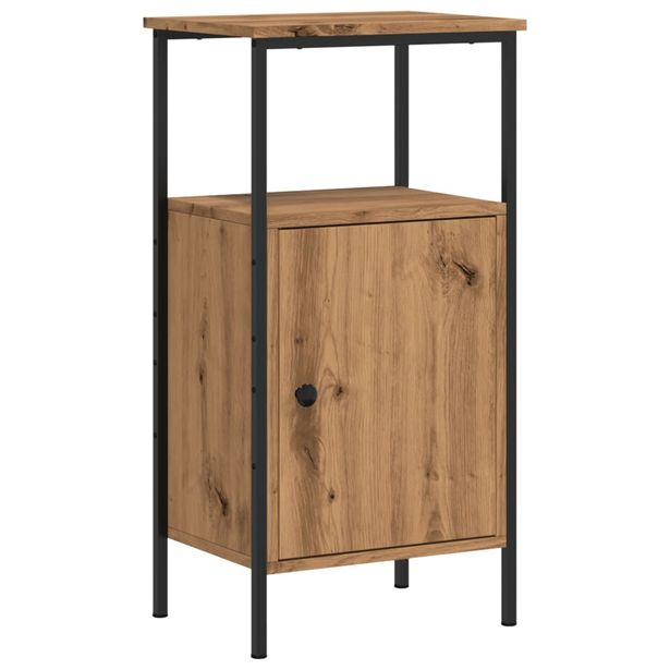 Makuuhuoneen sivukaappi Artisan Oak 41x31x80 cm tekninen puu (57248)
