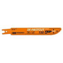 Puukkosahanterä Mandrex 3X Fastcut Co8, 150mm, metallille, 2kpl/pkt