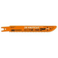 Puukkosahanterä Mandrex 3X Fastcut Co8, 200mm, puulle, 2kpl/pkt