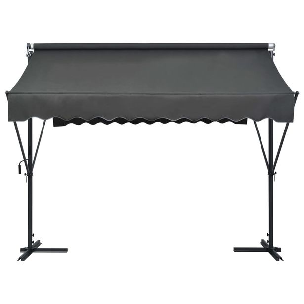 Markiisi Vapaasti seisova 300x300 cm antrasiitti (45885)