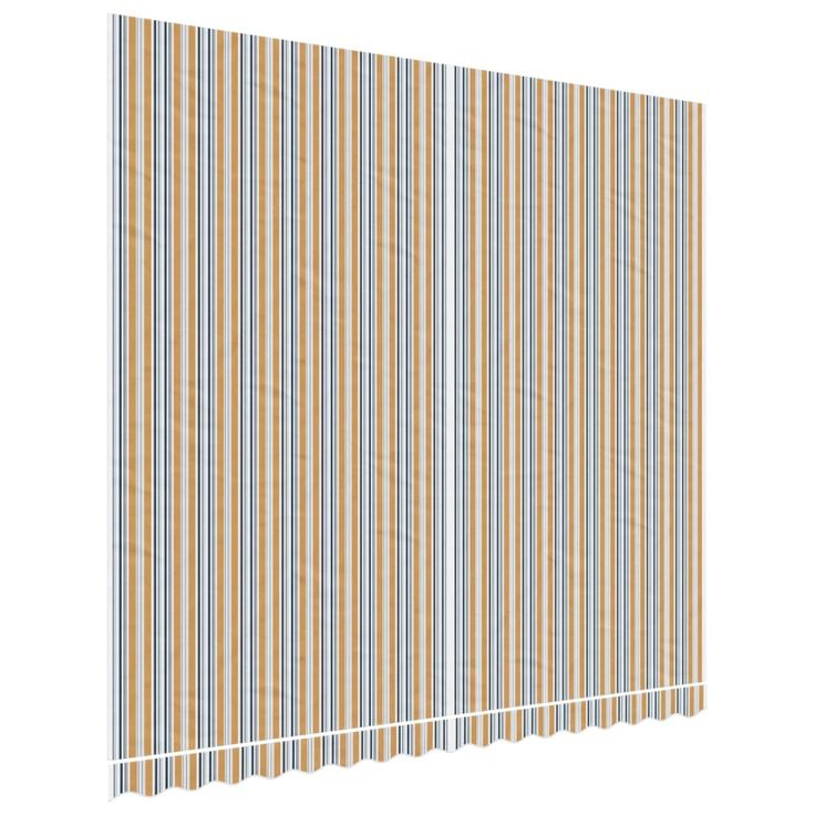 Markiisin vaihtokangas monivärinen raidallinen 4x3,5 m (67727)