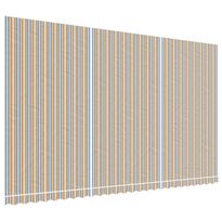 Markiisin vaihtokangas monivärinen raidallinen 6x3,5 m (67733)