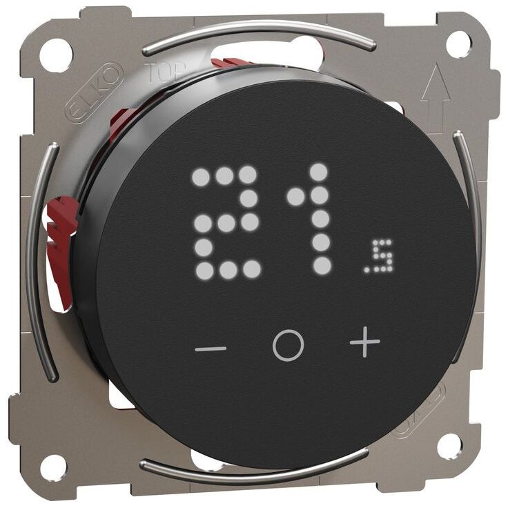 Matter-termostaatti Schneider Electric ELKO One, 16A, 3680W IP21, uppoasennus, keskiölevyllä