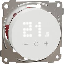 Matter-termostaatti Schneider Electric ELKO One, 16A, 3680W IP21, uppoasennus, keskiölevyllä, valkoinen, Verkkokaupan poistotuote