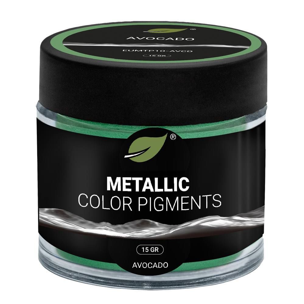 Väripigmentti EcoPoxy 15g, Avocado, metallinkiilto