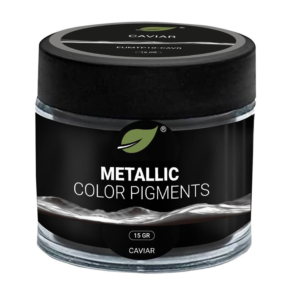 Väripigmentti EcoPoxy 15g, Caviar, metallinkiilto