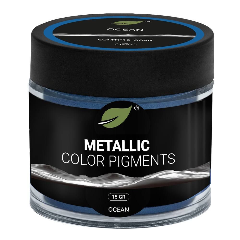 Väripigmentti EcoPoxy 15g, Ocean, metallinkiilto