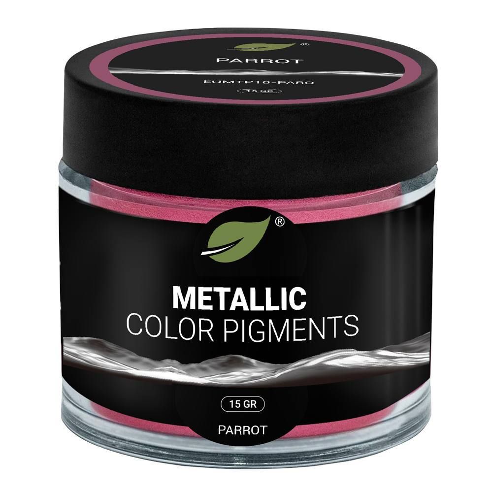 Väripigmentti EcoPoxy 15g, Parrot, metallinkiilto