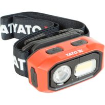 Otsalamppu Yato 480 LM, IP54, 3.7V, 1400mAh akulla