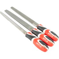 Metalliviilasarja Yato, 250mm, 3 osaa, komponenttikahvoilla