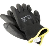 Asentajankäsine Yato nro. 9, nylon/PU, musta