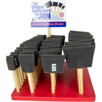 Sivellinsetti Jen Poly-Brush, 12x25/50/75/100mm, 48 sivellintä + teline
