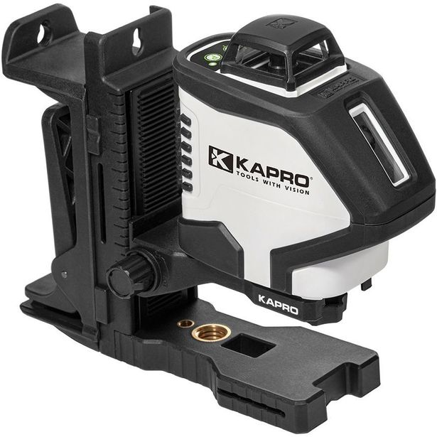 Tasolaser Kapro 962 1V+1P, vihreä, IP65, kova kotelo