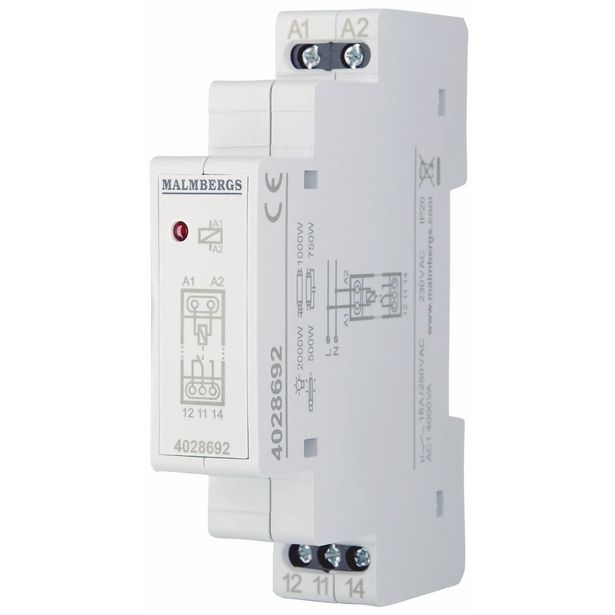 Apurele Malmbergs, 230V, 1-vaihto, 16A