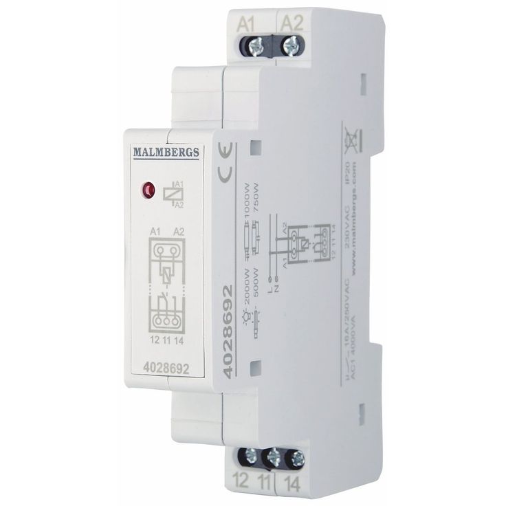 Apurele Malmbergs, 230V, 1-vaihto, 16A