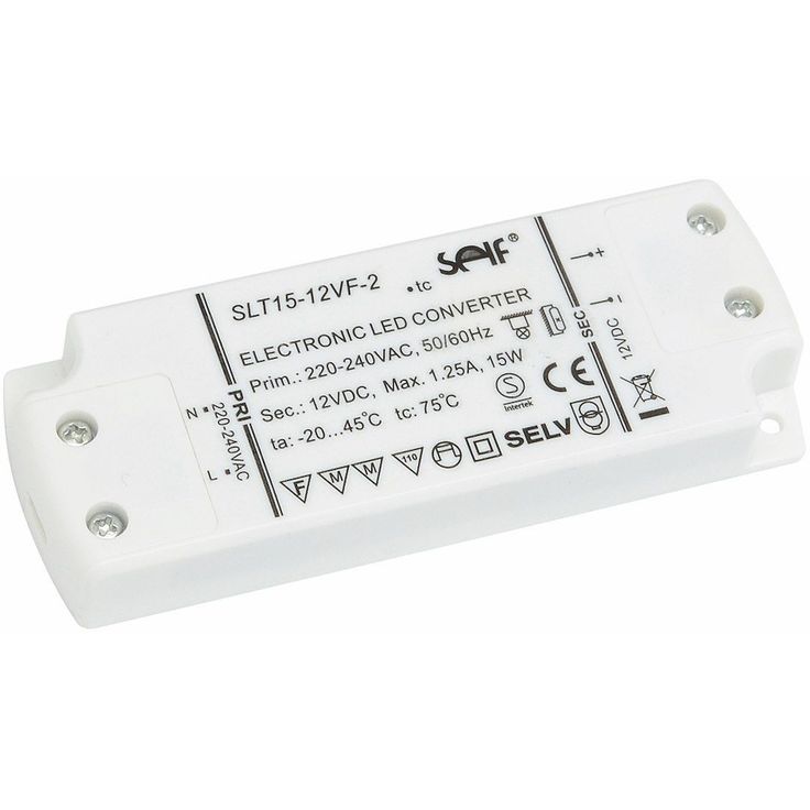 LED-liitäntälaite Malmbergs, 12V DC 15W