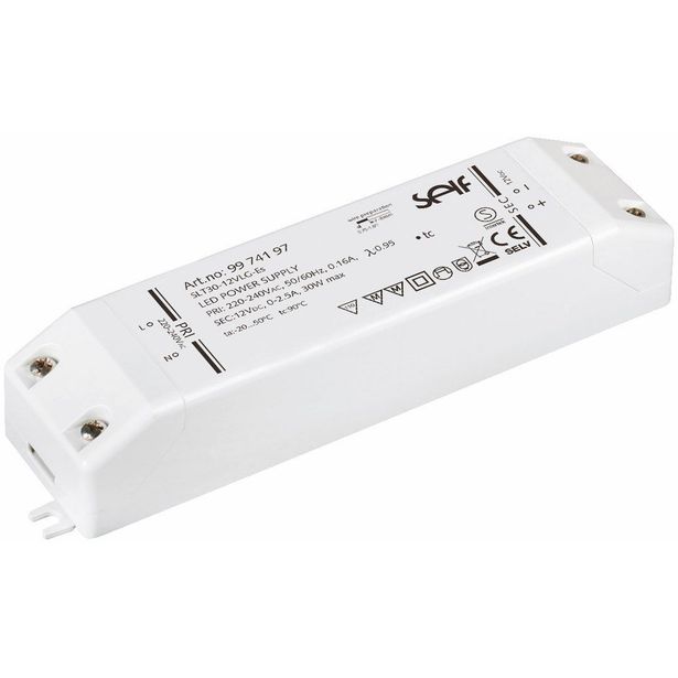 LED-liitäntälaite Malmbergs, 12V DC 30W
