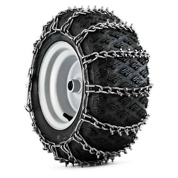 Ajoleikkurin lumiketjupari Husqvarna 18 x 8.5 - 8, piikeillä
